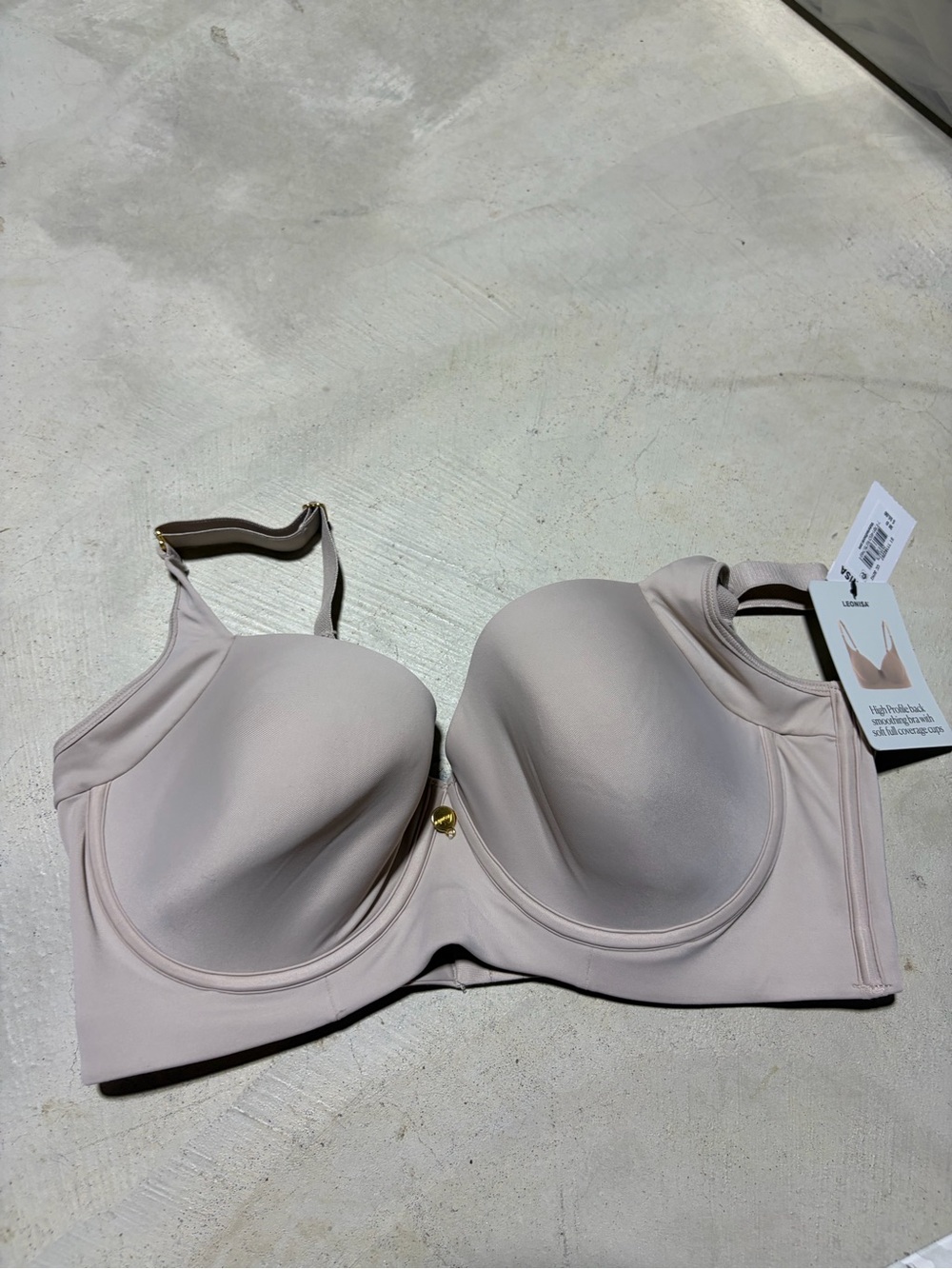 Leonisa NWT high profile back full coverage bra 38D MSRP$55